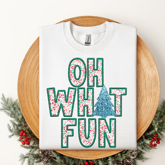 Oh, What Fun Colorful Leopard Print DTF Transfer