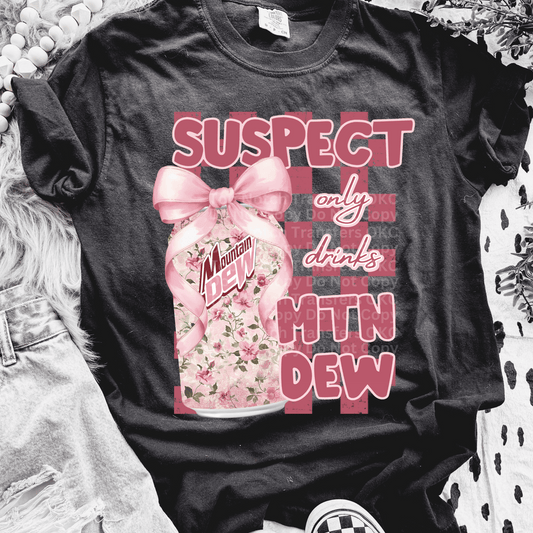 Suspect Only Drinks MD DTF Transfer
