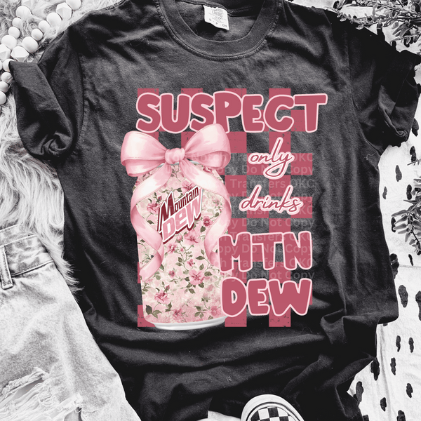 Suspect Only Drinks MD DTF Transfer