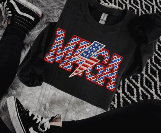 MAGA Faux Embroidery DTF Transfer