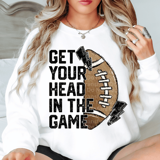 Get Your Head In The Game DTF Transfer