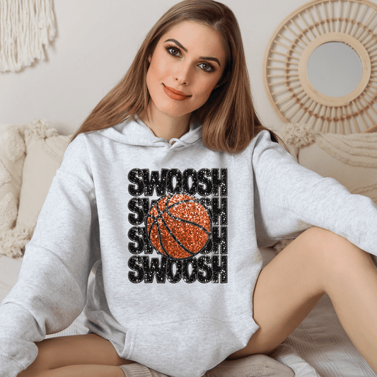 SWOOSH Faux Sequins DTF Transfer