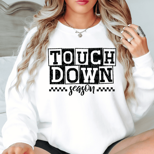 Touchdown Season Black DTF Transfer