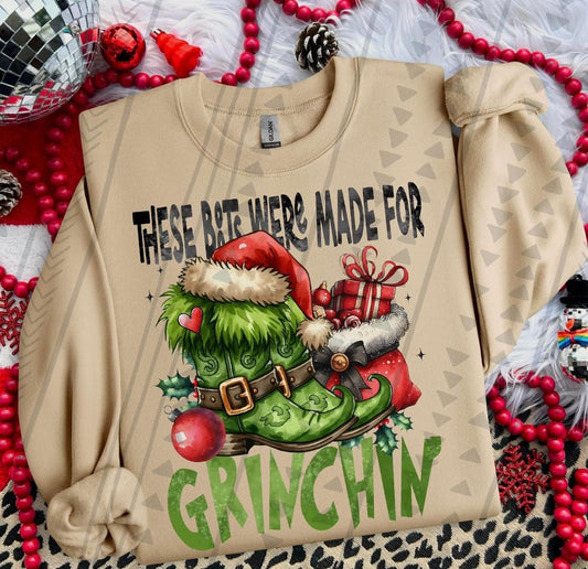 These boots were made for Grinchin DTF Transfer