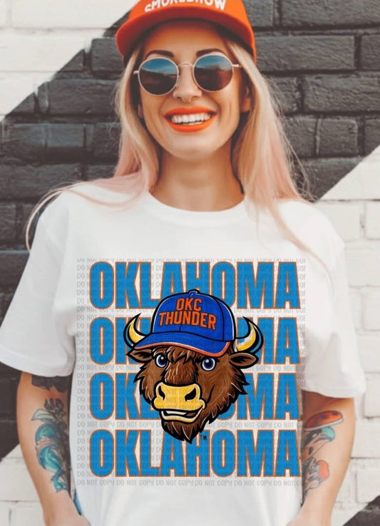 Oklahoma Bison DTF Transfer