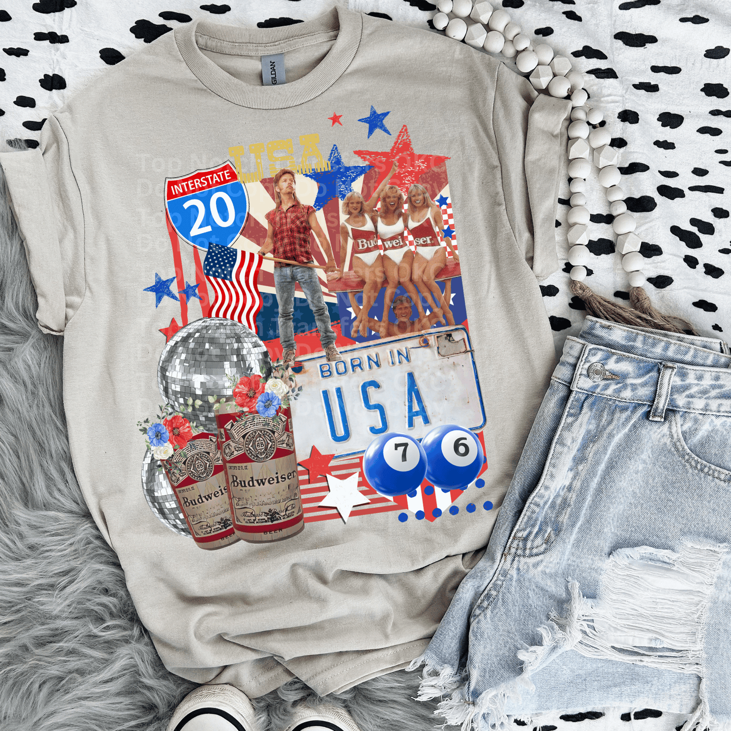USA Collage DTF Transfer