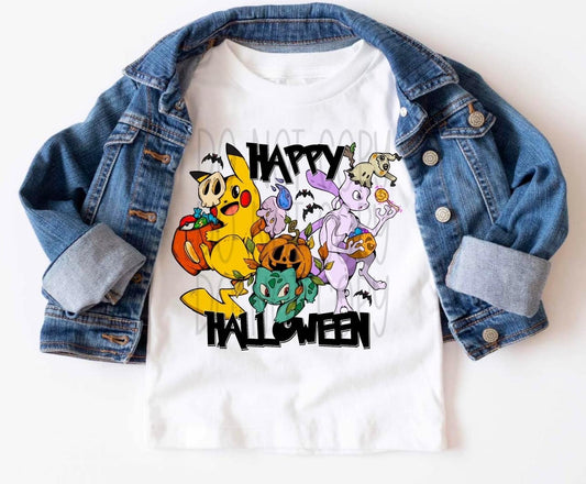 PM Happy Halloween DTF Transfer