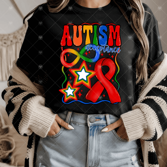 Autism Acceptance DTF Transfer
