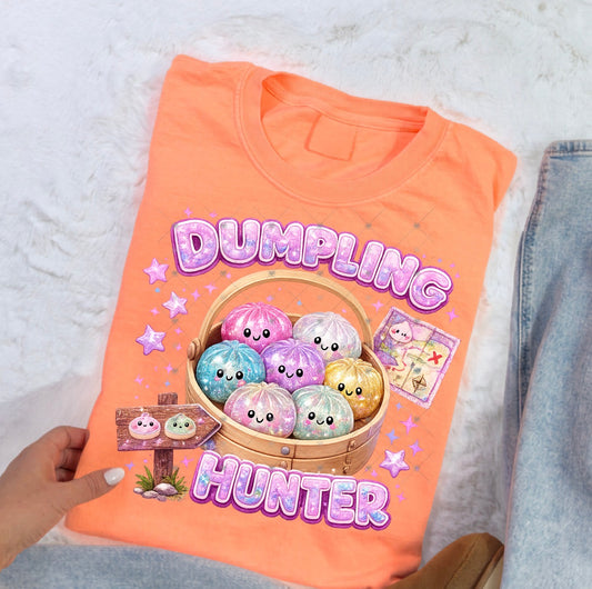 Dumpling Hunter Pink PNG 300 DPI