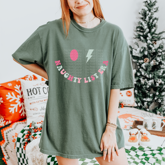 Naughty List Era DTF Transfer