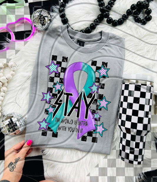 Stay Retro Ribbon DTF Transfer