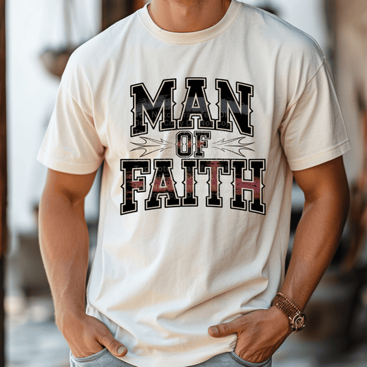 Man Of Faith DTF Transfer