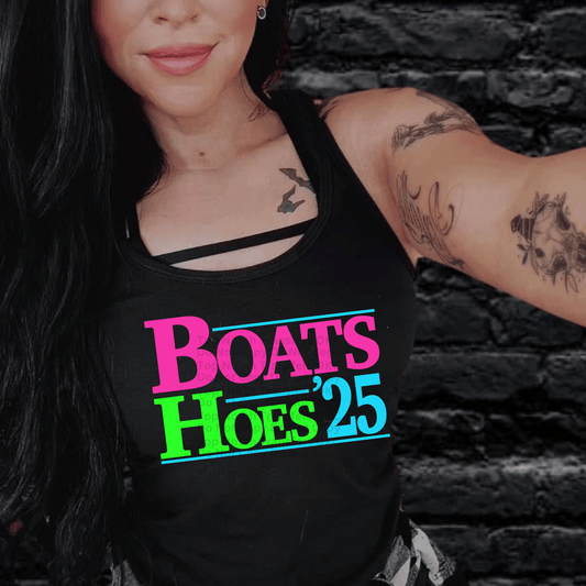 Boats Hoes ‘25 Pink, Green & Blue DTF Transfer