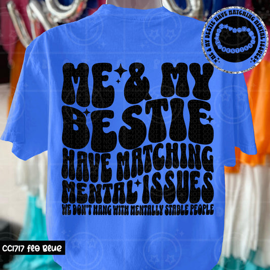 Matching Mental Issues DTF Transfer