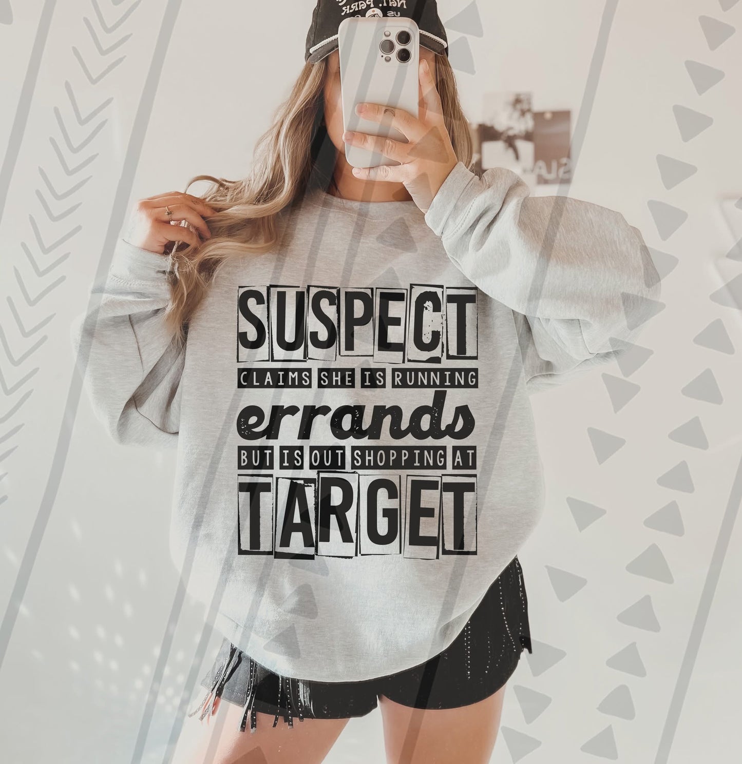 Suspect- is out shopping at Target DTF Transfer