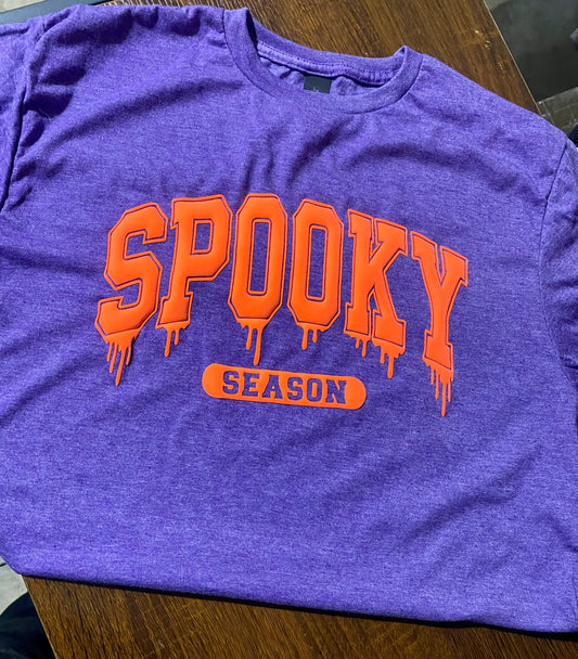 RTS Orange Spooky Season 3D Puff Transfer
