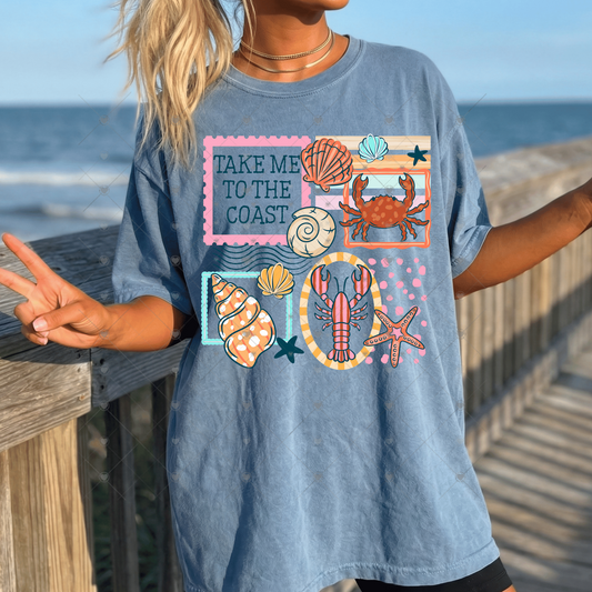 Take Me To The Coast DTF Transfer