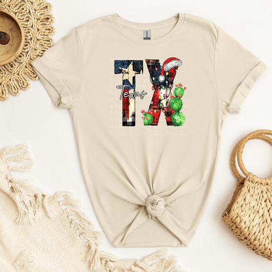 TX Christmas DTF Transfer