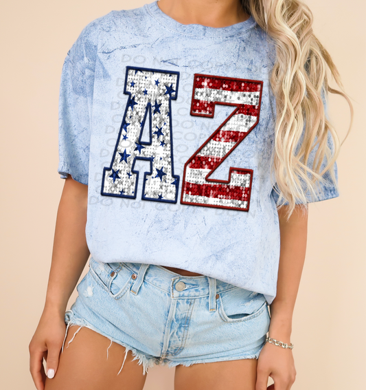 Arizona - Patriotic States DTF Transfer