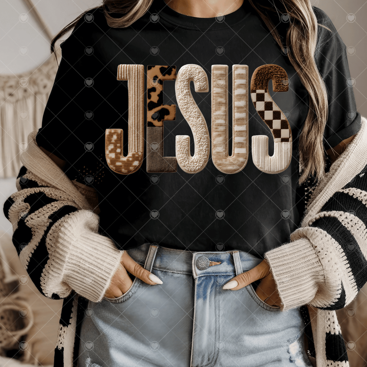 Jesus DTF Transfer