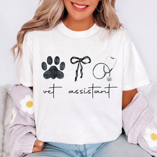 Vet assistant DTF Transfer