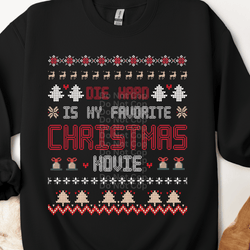 Favorite Christmas Movie Ugly Christmas Sweater DTF Transfer