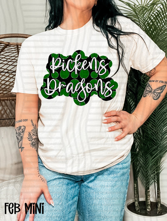Pickens Dragons DTF Transfer