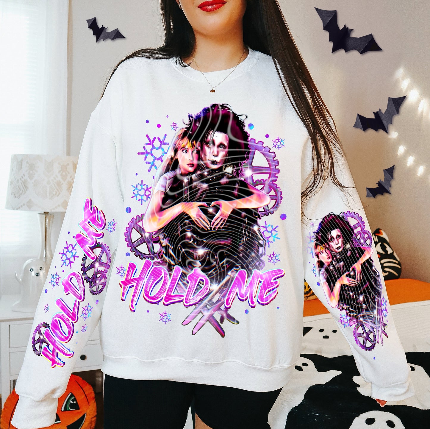 Hold Me *Optional long sleeve design* DTF Transfer