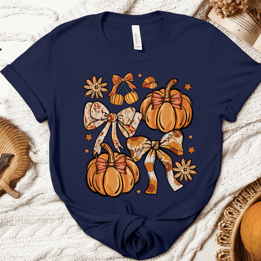 Pumpkins & Bows DTF Transfer