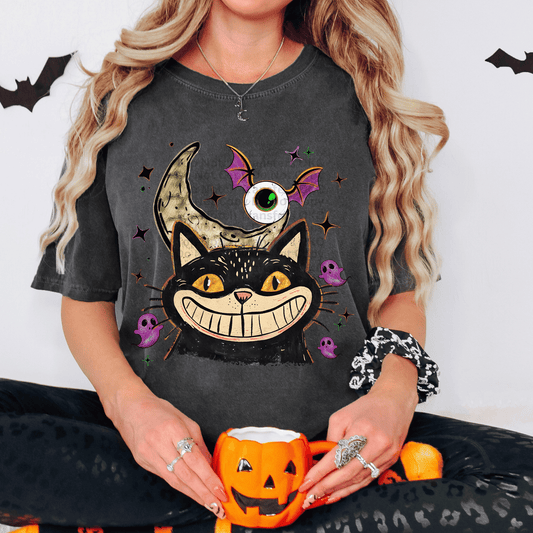 Spooky Cat DTF Transfer