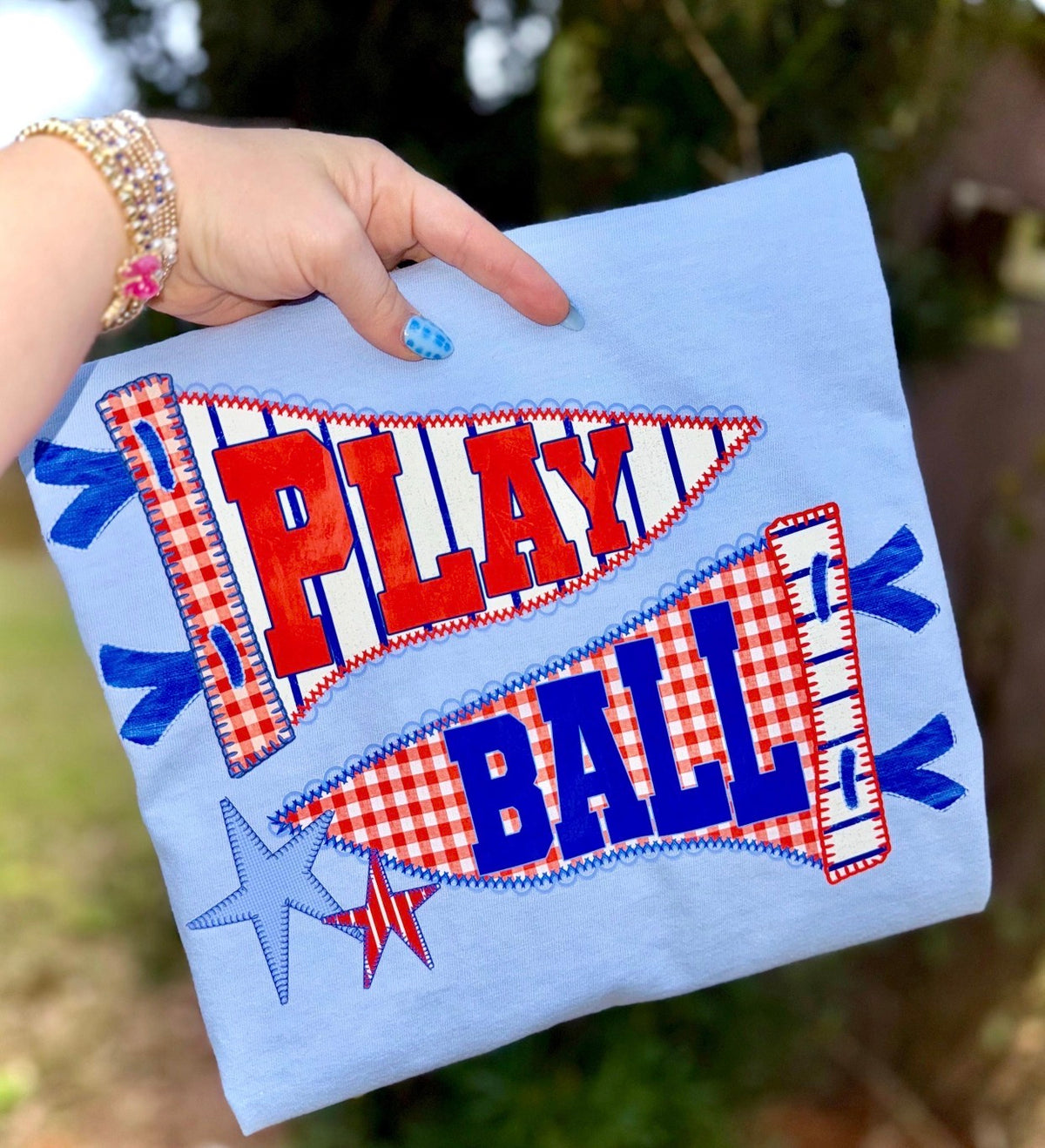 Play Ball Pennant Flags DTF Transfer
