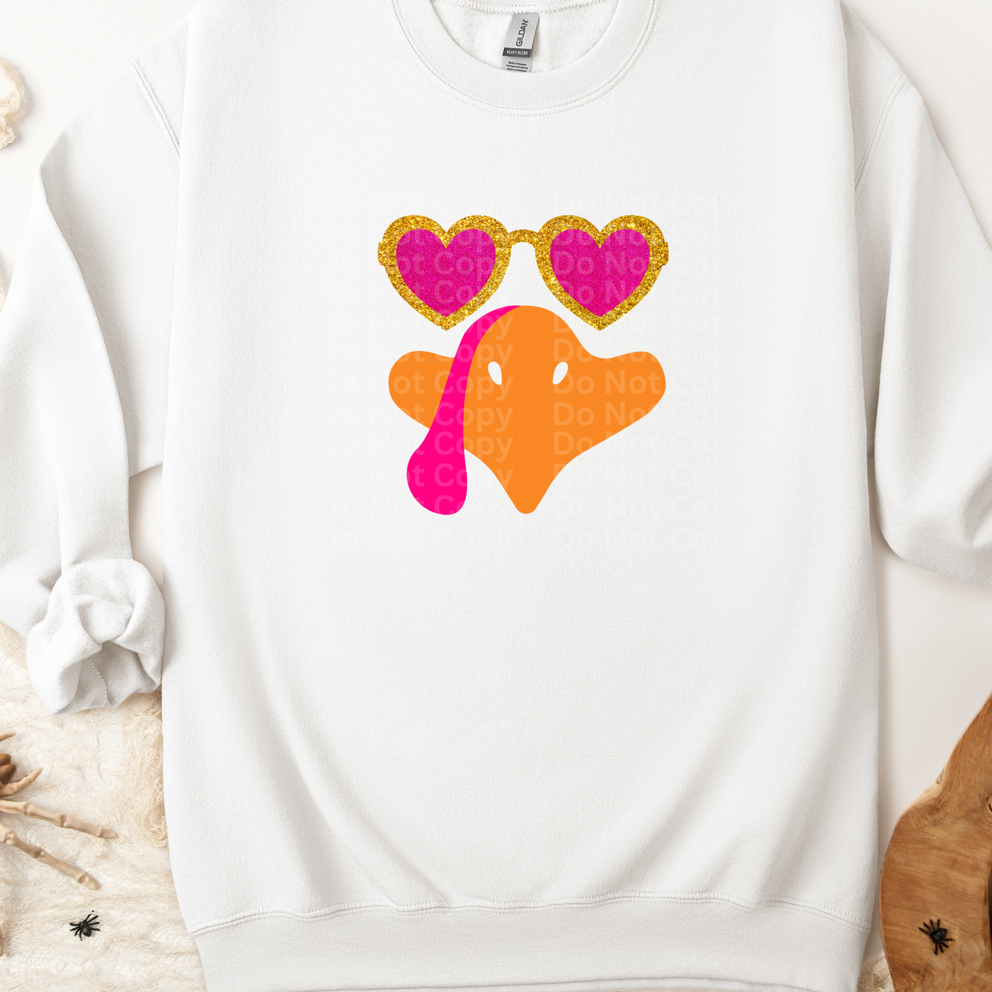 Heart Eyes Turkey DTF Transfer