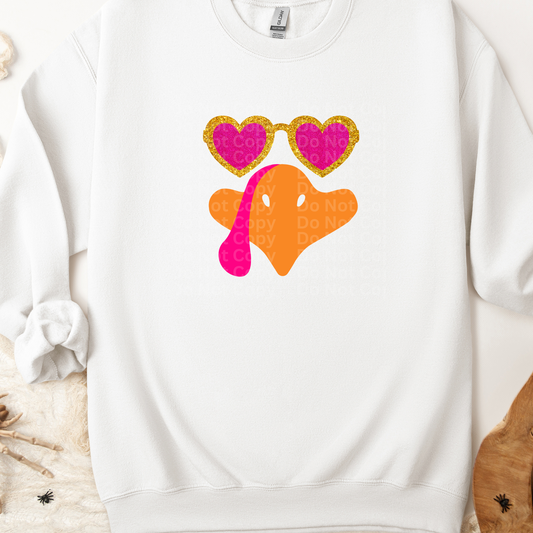 Heart Eyes Turkey DTF Transfer