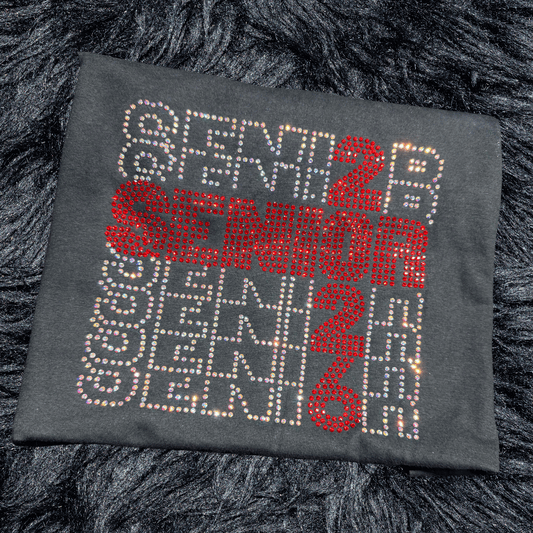 Senior 2026 Rhinestone Transfer