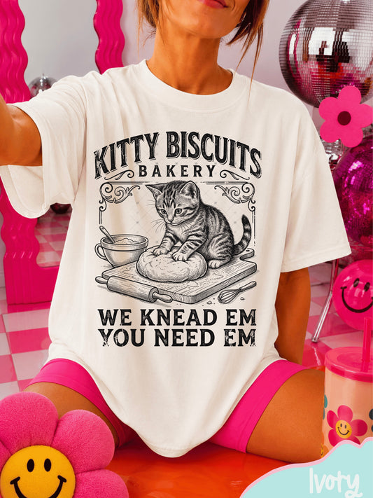 Kitty Biscuits DTF Transfer