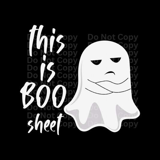 Boo Sheet DTF Transfer