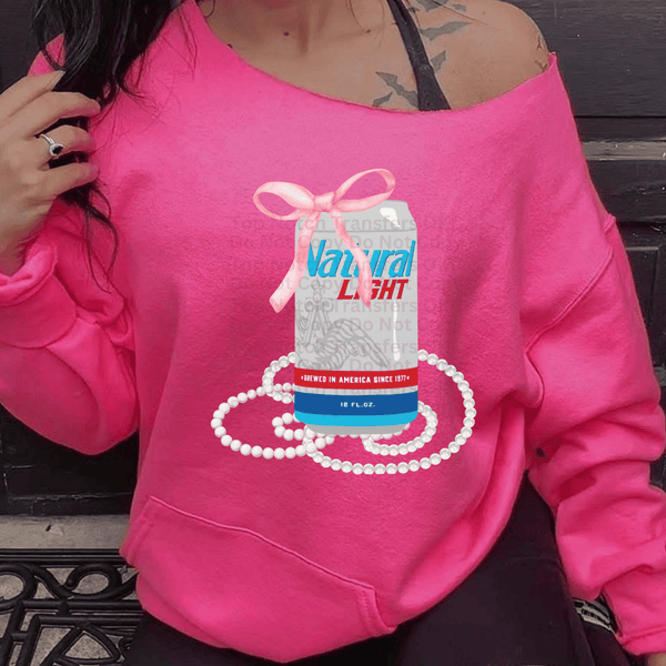 Natty Light Coquette DTF Transfer