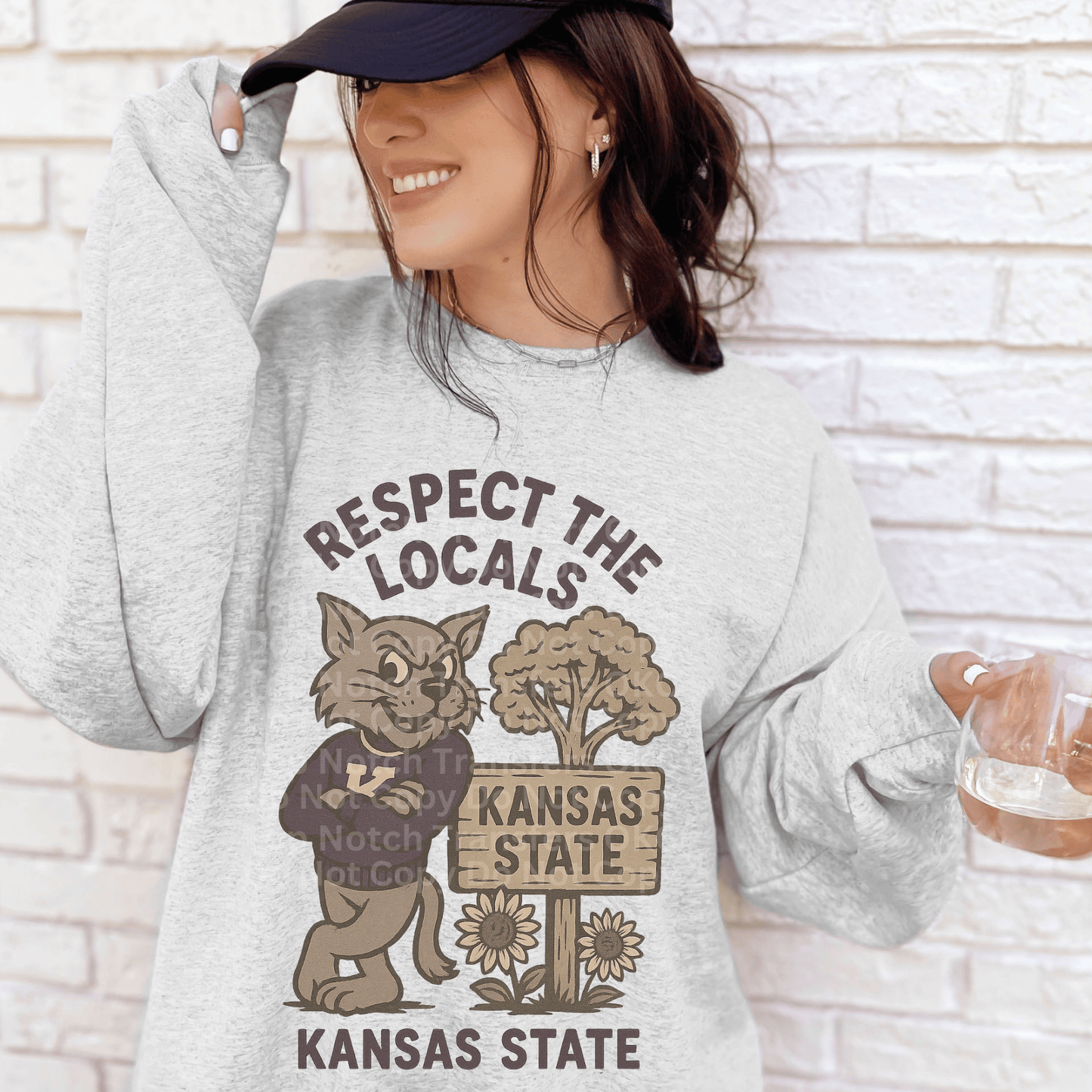 Respect The Locals- Kansas State DTF Transfer