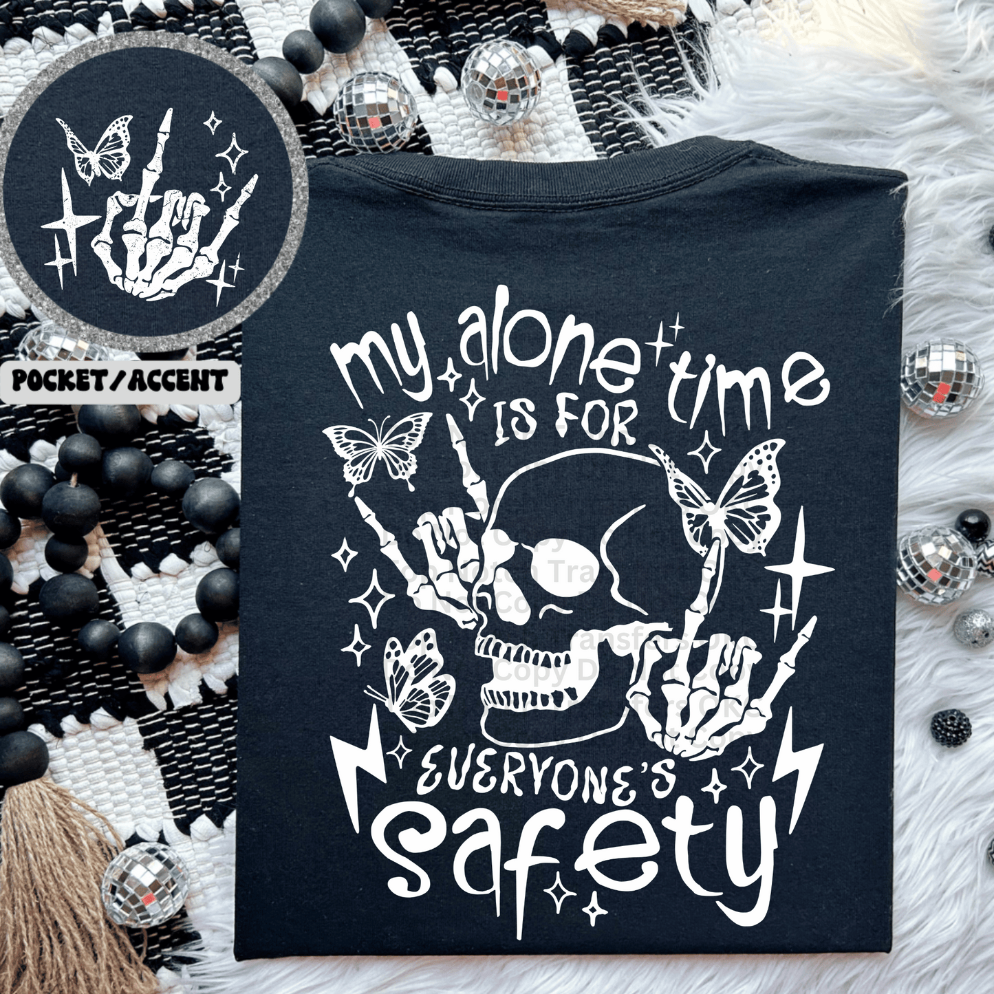 My Alone Time- White DTF Transfer