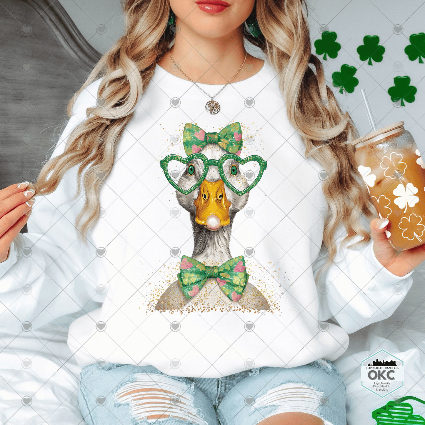 St. Patrick’s Goose DTF Transfer