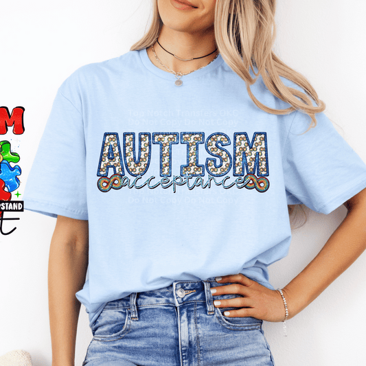 Autism Acceptance Infinity  DTF Transfer