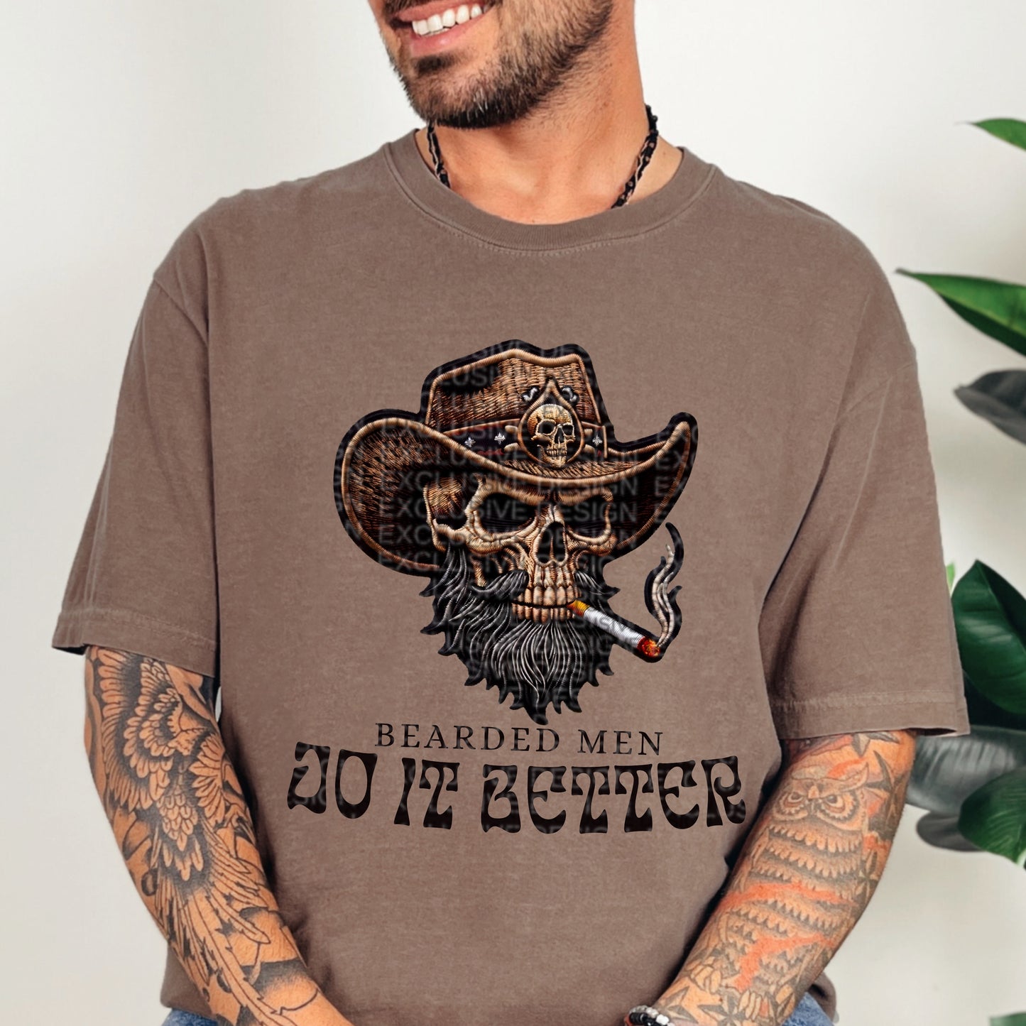 Bearded Men Do It Better DTF Transfer