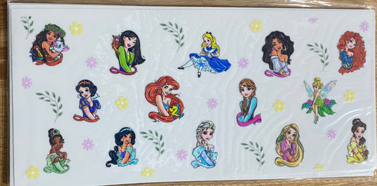 Princess UV DTF 16oz Cup Wrap