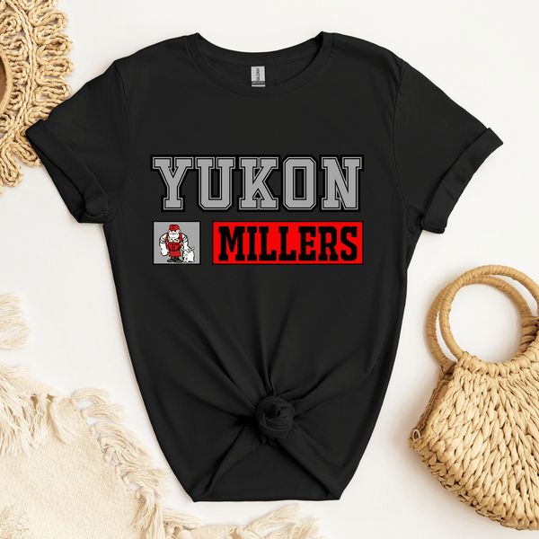 Yukon Millers Grey/Red DTF Transfer