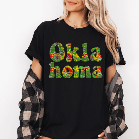 Oklahoma Weather Map Radar DTF Transfer