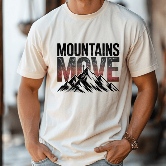 Mountains Move DTF Transfer