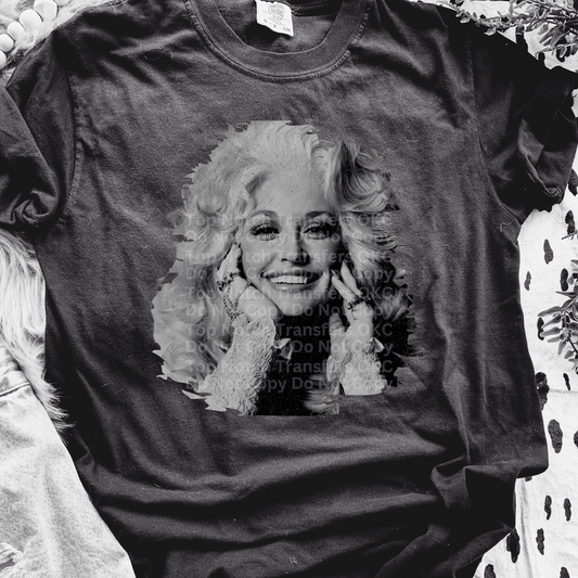 Dolly Distressed DTF Transfer