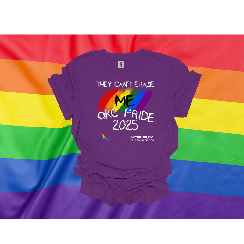 2025 OKC Pride T-Shirt- They Can’t Erase Me