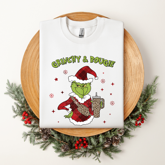 Grin*hy & Boogie Buffalo Plaid & Leopard Print DTF Transfer