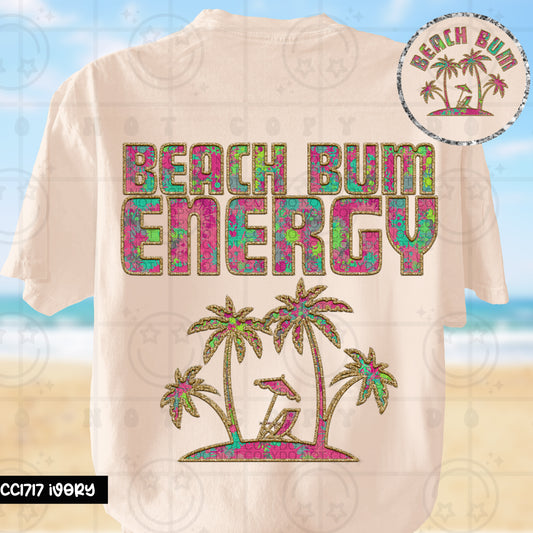 Beach Bum Energy DTF Transfer
